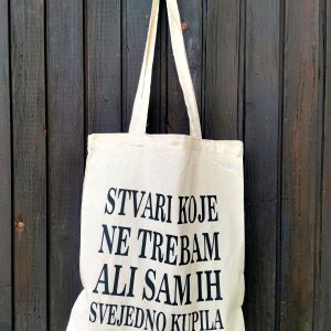 Platnena torba stvari