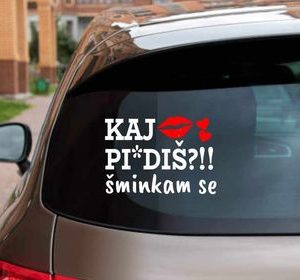 Naljepnica Šminkam se
