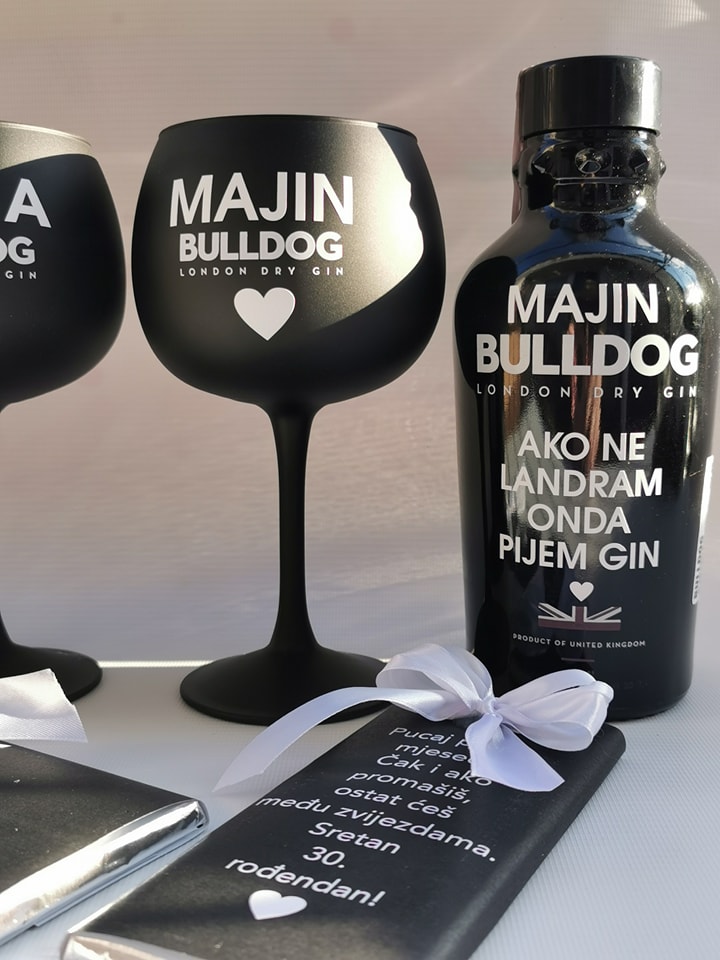 Poklon set Gin Bulldog