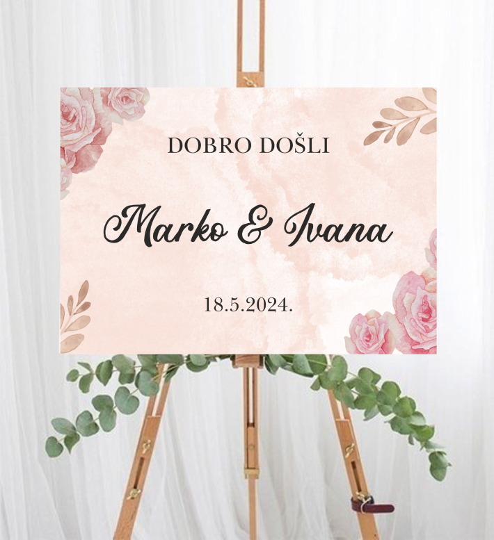 Natpisna ploča dobrodošlice grafika - Slika 11
