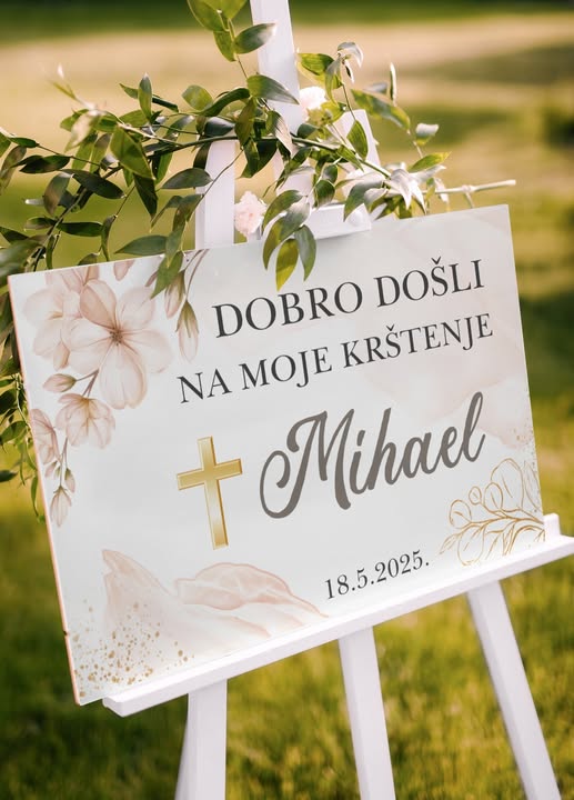 Natpisna ploča dobrodošlice grafika
