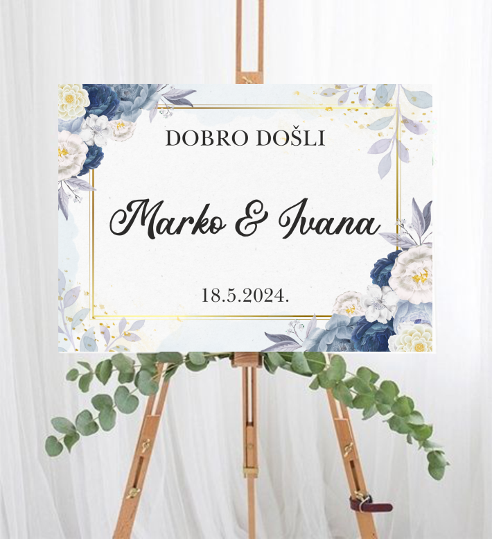 Natpisna ploča dobrodošlice grafika - Slika 10
