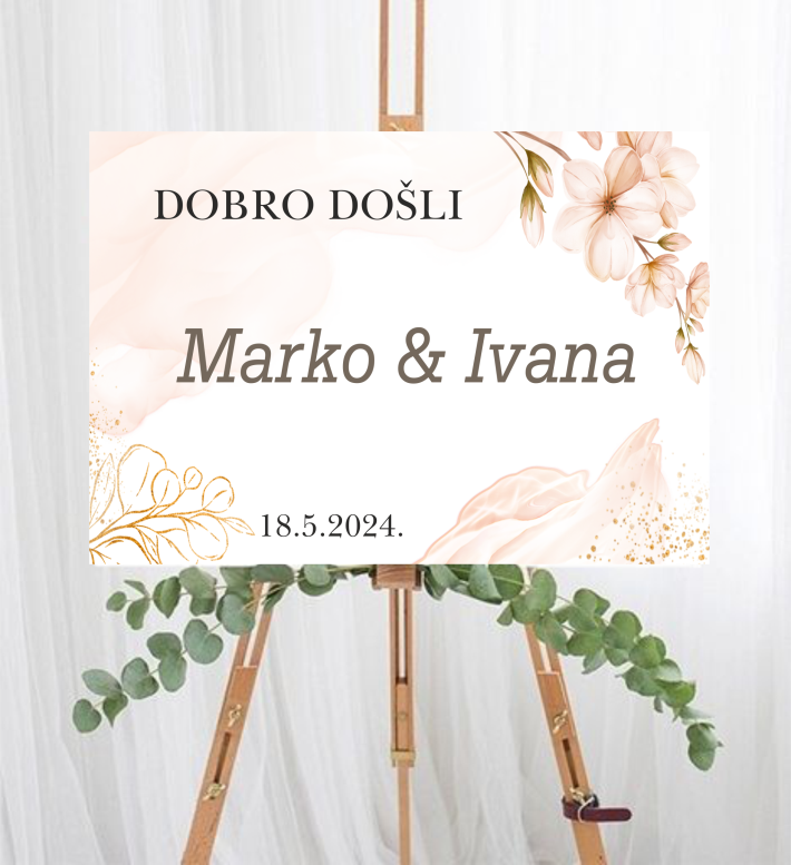 Natpisna ploča dobrodošlice grafika - Slika 9
