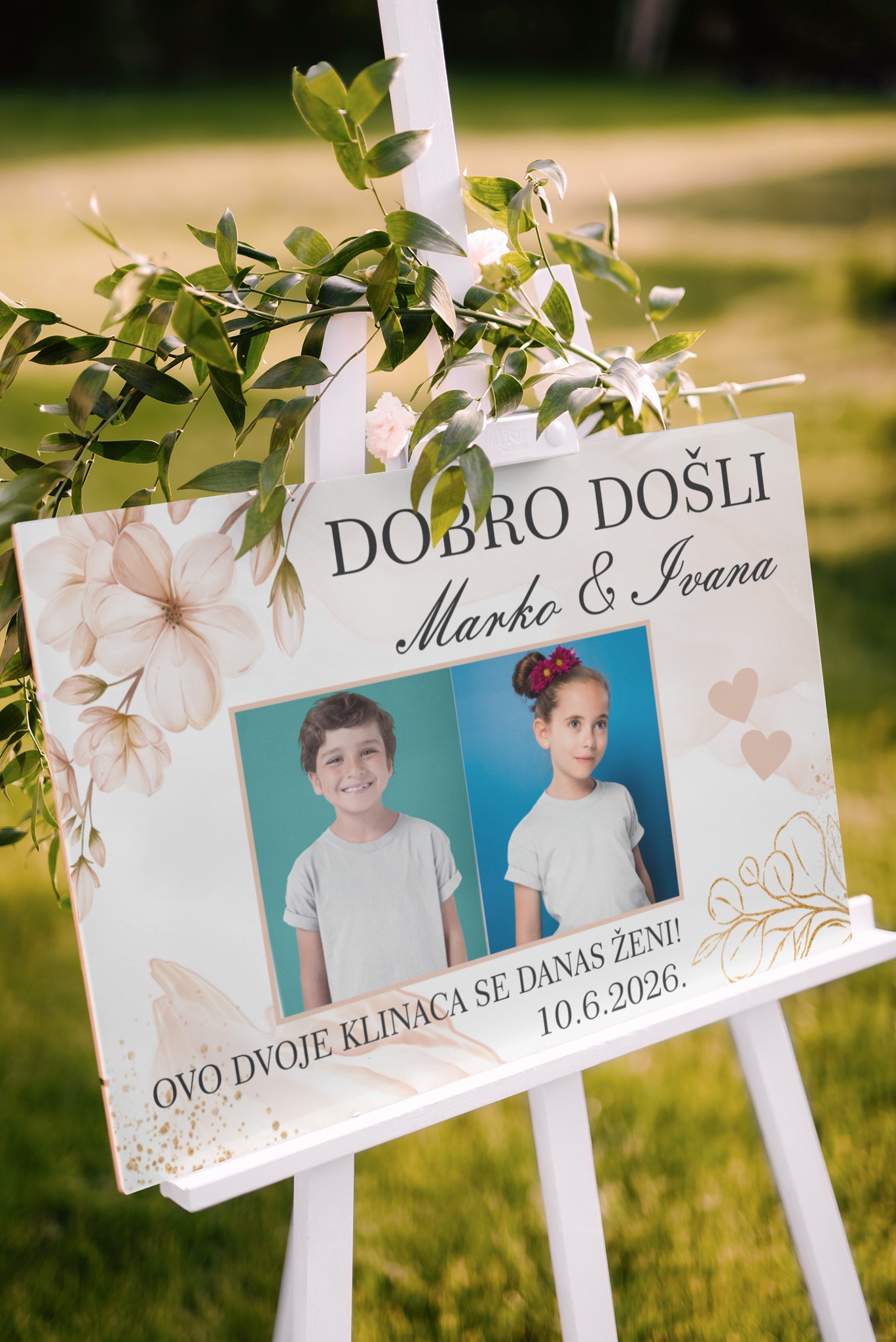 Natpisna ploča dobrodošlice grafika - Slika 4