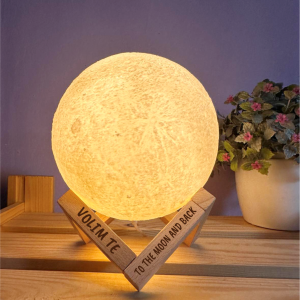 3D Mjesec lampa