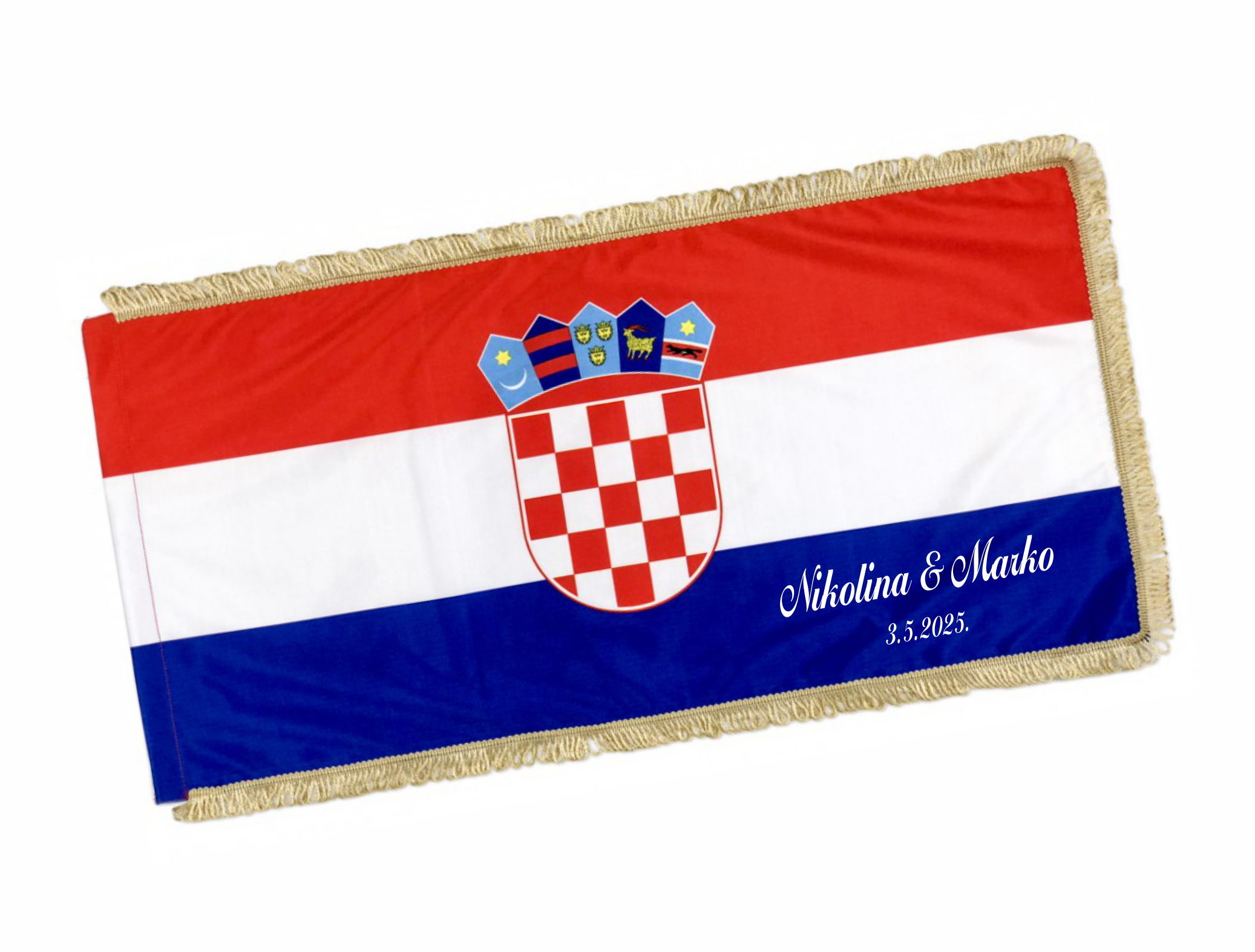Personalizirana hrvatska zastava