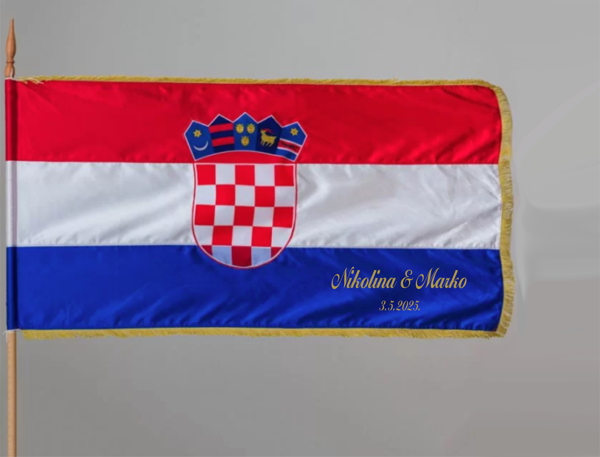 Personalizirana hrvatska zastava - Slika 2